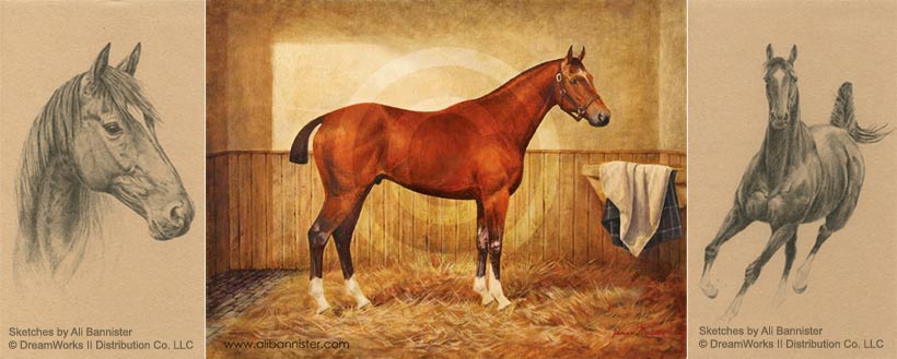 War Horse Artwork by Ali Bannister